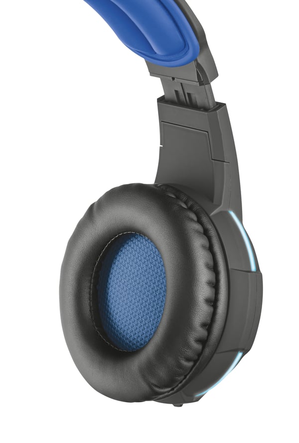 Trust GXT 350 RADIUS 7.1 Kuulokkeet Langallinen Pääpanta Pelaaminen USB A-tyyppi Musta, Sininen