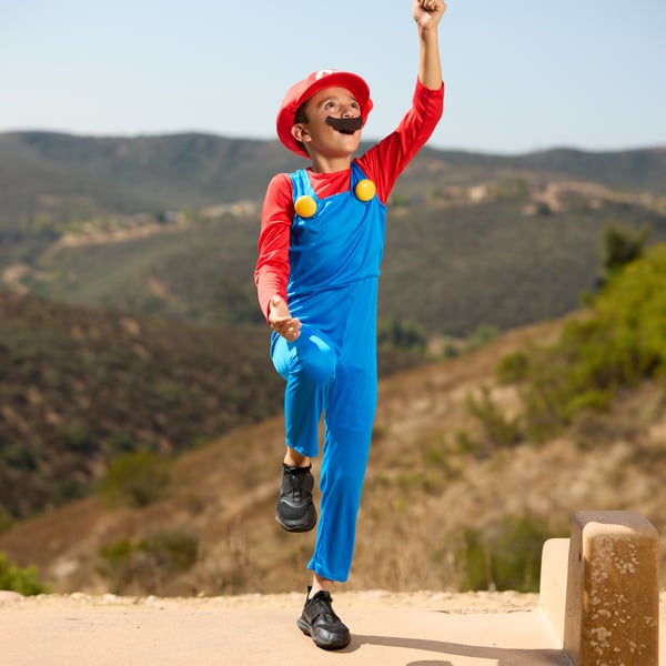 Disguise Nintendo Super Mario Mario Maskeraddräkt Barn Unisex Spel