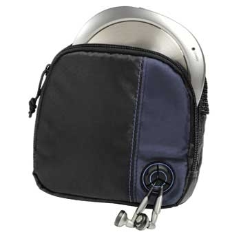 Hama CD Player Bag for Player and 3 CDs, black/blue Svart