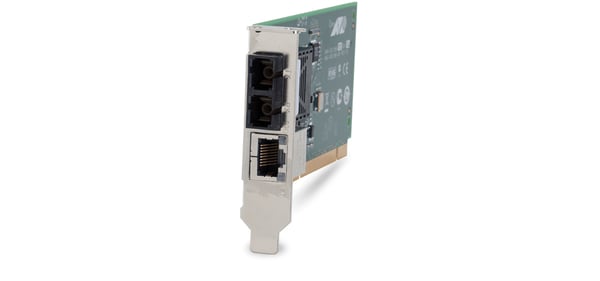 Allied Telesis MC102XLPCI netværksomformer til medie Intern 100 Mbit/s 1310 nm Multitilstand Grøn