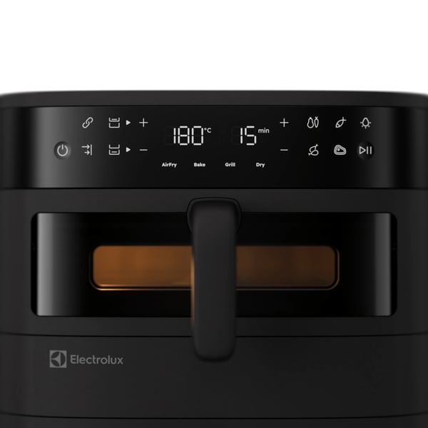 Electrolux EAFD11B Dubbel 11 l Fristående 2700 W Varmluftsfritös Svart