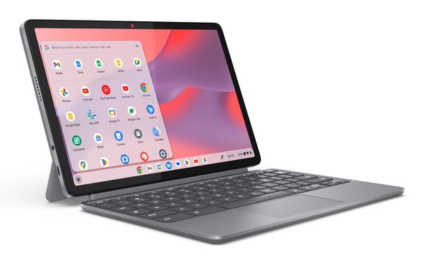 Lenovo Chromebook Duet 11M889 MediaTek Kompanio 838 27,8 cm (10.9") Pekskärm WUXGA 8 GB LPDDR4x-SDRAM 128 GB eMMC Wi-Fi 6 (802.11ax) ChromeOS Grå Portugisisk