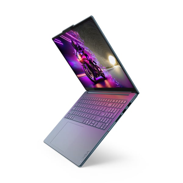 Lenovo Yoga Pro 9 16IAH10 Intel Core Ultra 9 285H Laptop 40,6 cm (16") Berøringsskærm 3.2K 32 GB LPDDR5x-SDRAM 1 TB SSD NVIDIA GeForce RTX 5060 Wi-Fi 7 (802.11be) Windows 11 Home Fransk Teal