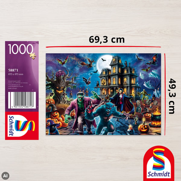 Schmidt® Spiele 58871 puslespil 1000 stk Ferie