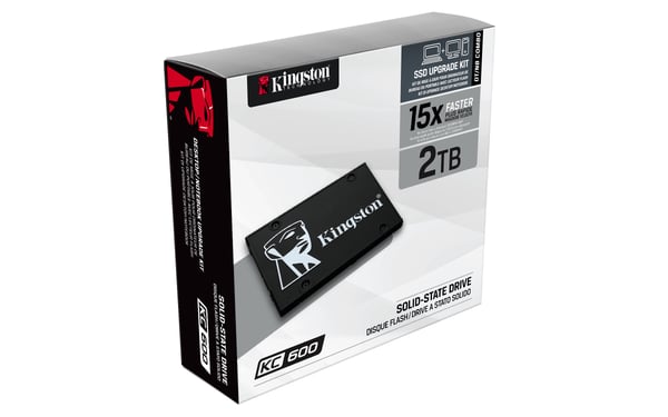 Kingston Technology KC600 2 TB 2.5" Serial ATA III 3D TLC NAND