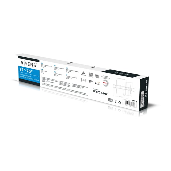 AISENS WT70T-017 TV-kiinnike 177,8 cm (70") Musta