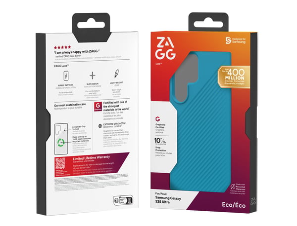 ZAGG Luxe mobiltelefon etui 17,5 cm (6.9") Cover Blå