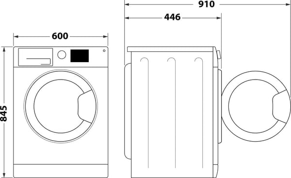 Indesit IM 642B MY TIME IT Pesukone Edestä täytettävä 6 kg 1200 RPM Valkoinen