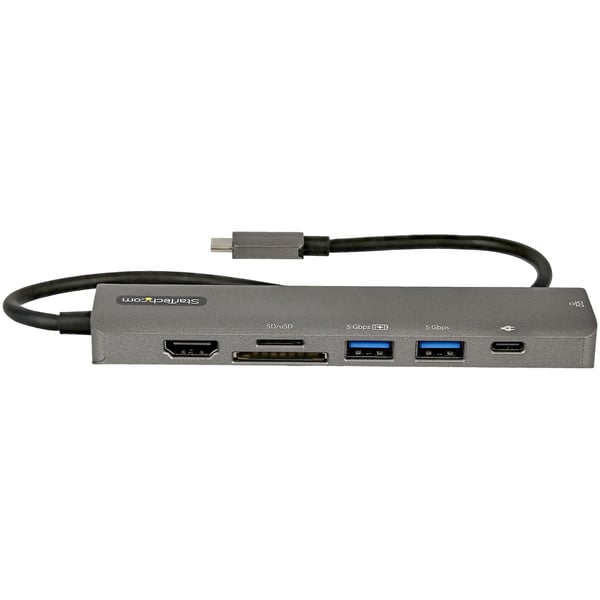 StarTech.com USB-C -moniporttisovitin - USB-C - 4K 60 Hz HDMI 2.0, 100 W virransyöttö läpivientiin,