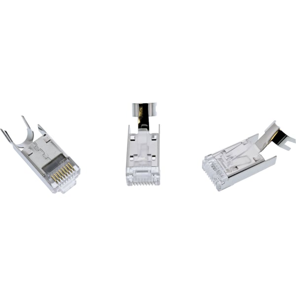 InLine 76006S kabelkontakter Cat.6A RJ45 Svart