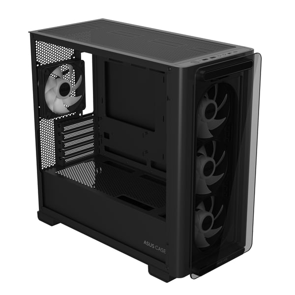 ASUS A23 PLUS TG ARGB BLACK Micro Tower Svart
