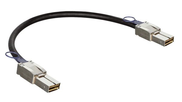 D-Link 120G CXP InfiniBand og fiberoptisk kabel 0,5 m Sort