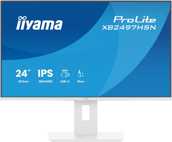 iiyama ProLite XB2497HSN-W1 platta pc-skärmar 60,5 cm (23.8") 1920 x 1080 pixlar Full HD LED Vit
