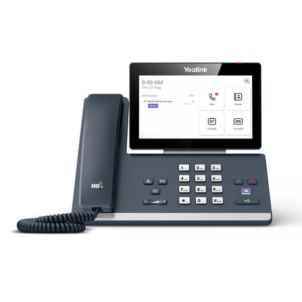 Yealink MP58 Microsoft Teams Edition IP-telefoner Grå LCD Wi-Fi