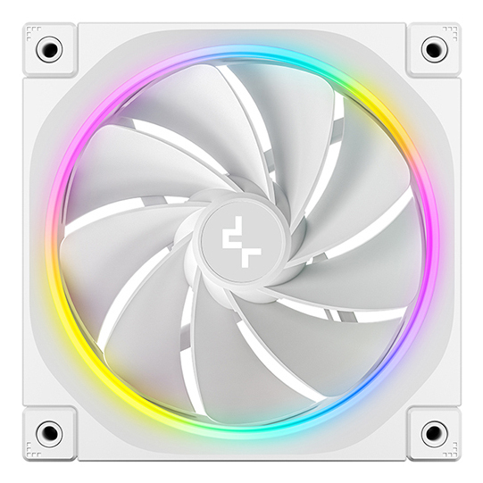 DeepCool FL12R WH-3 IN 1 Tietokonekotelo Tuuletin 12 cm Valkoinen 3 kpl