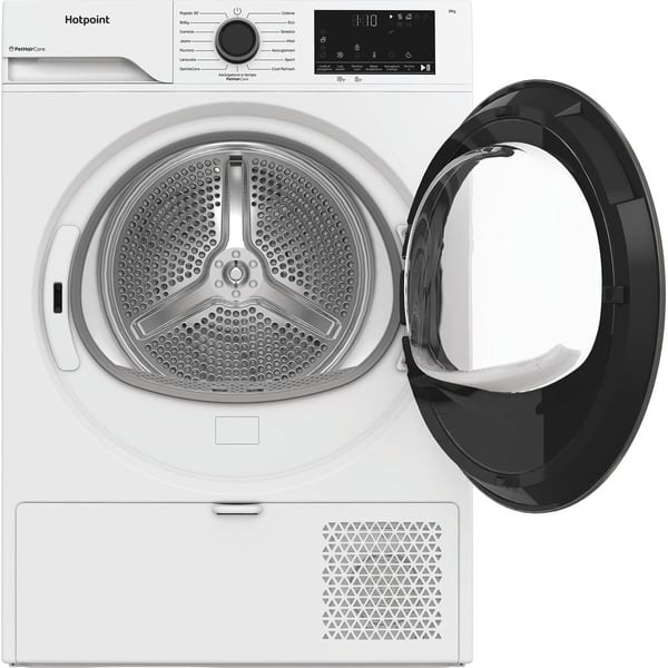 Hotpoint HPT 83D BS IT tumlare Fristående Frontmatad 8 kg Vit