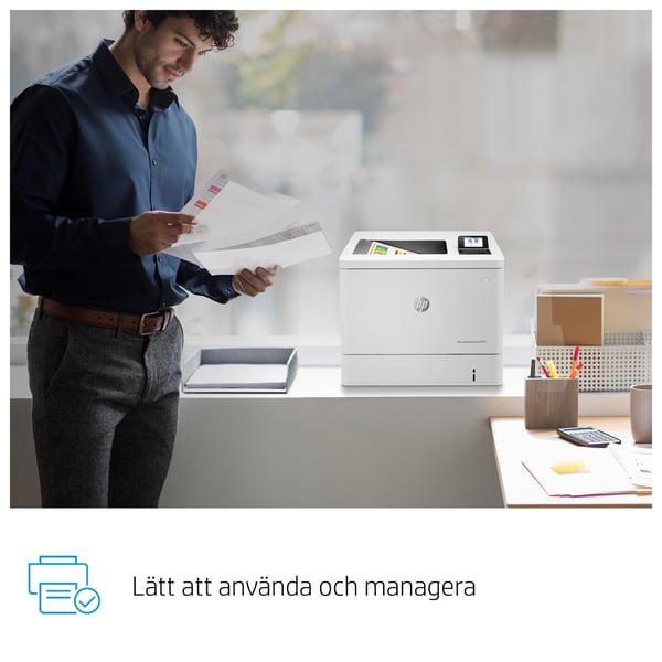 HP LaserJet Enterprise M554dn - Skrivare - Färg - Duplex - Laser - A4/Legal - 1200 x 1200 dpi - upp till