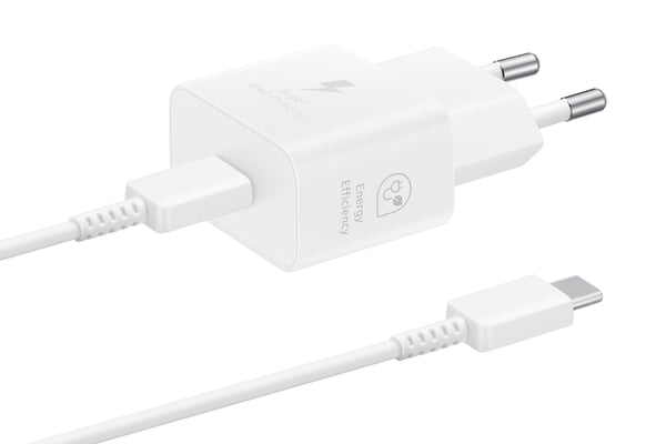 Samsung EP-T2510 Smartphone Hvid Vekselstrøm, USB Hurtig opladning Indendørs