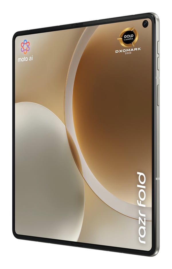 Motorola razr fold 20,6 cm (8.09") Kaksois-SIM Android 16.0 5G USB Type-C 16 GB 512 GB 6000 mAh Valkoinen