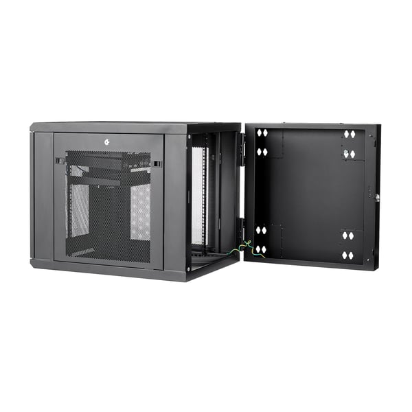 StarTech.com RK1232WALHM stativ 12U Vægmonteret stativ Sort