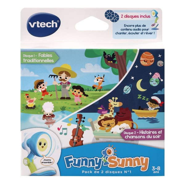 VTech Funny Sunny PACK 2 DISQUES N°1