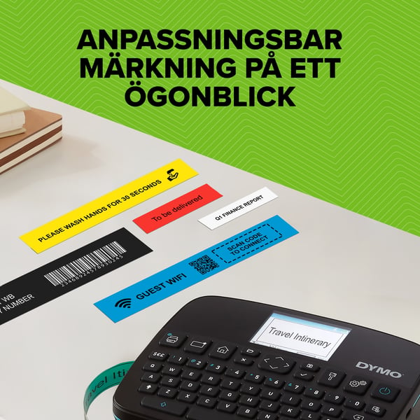 DYMO LabelManager Executive 640 CB bärbar etikettskrivare | Kompakt etikettmaskin | Bluetooth & USB anslutning | Kompatibel med D1 Standard & Durable Etiketter