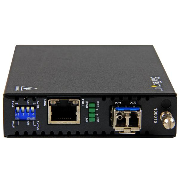 StarTech.com Gigabit Ethernet koppar-till-fibermediaomvandlare - SM LC - 20 km