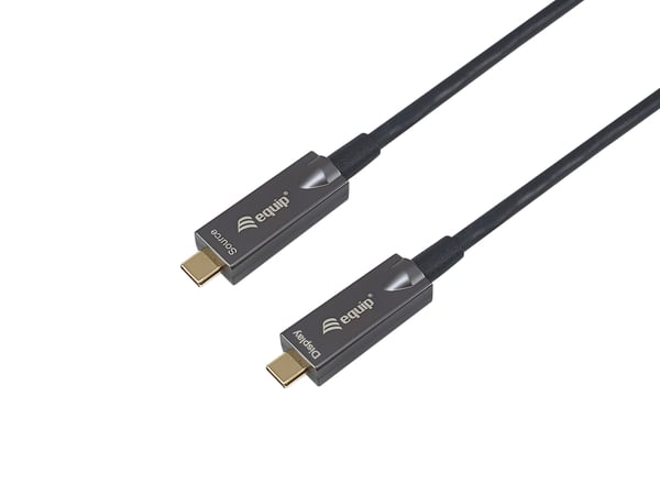 Equip 119461 USB-kablar USB 3.2 Gen 2 (3.1 Gen 2) 5 m USB C 10 Gbit/s 60 W Svart