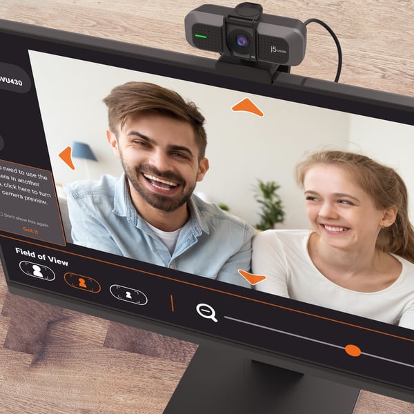 j5create JVU430-N USB 4K Ultra HD-webkamera