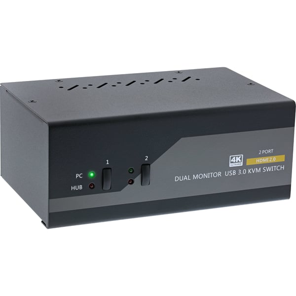 InLine 62652I KVM-switchar Svart, Grå InLine 62652I KVM-switchar Svart, Grå
