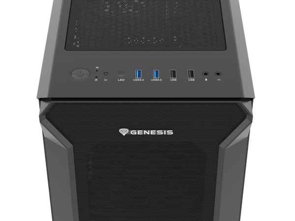 GENESIS Irid 505F Midi Tower Svart