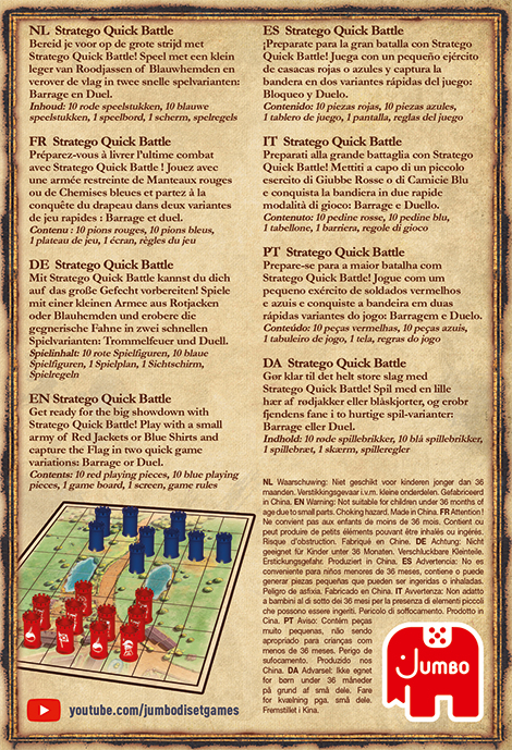 Stratego Quick Battle Brætspil Strategi