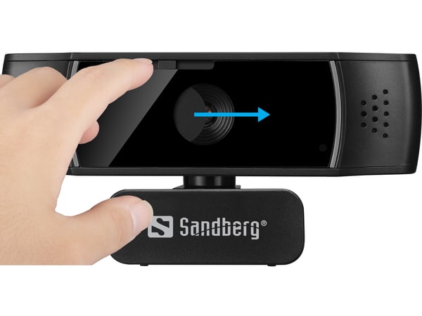 Sandberg 134-38 verkkokamera 2,07 MP 1920 x 1080 pikseliä USB 2.0 Musta