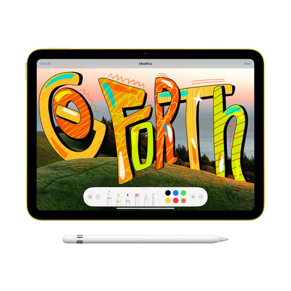 Apple iPad 5G TD-LTE & FDD-LTE 64 GB 27,7 cm (10.9") Wi-Fi 6 (802.11ax) iPadOS 16 Gul