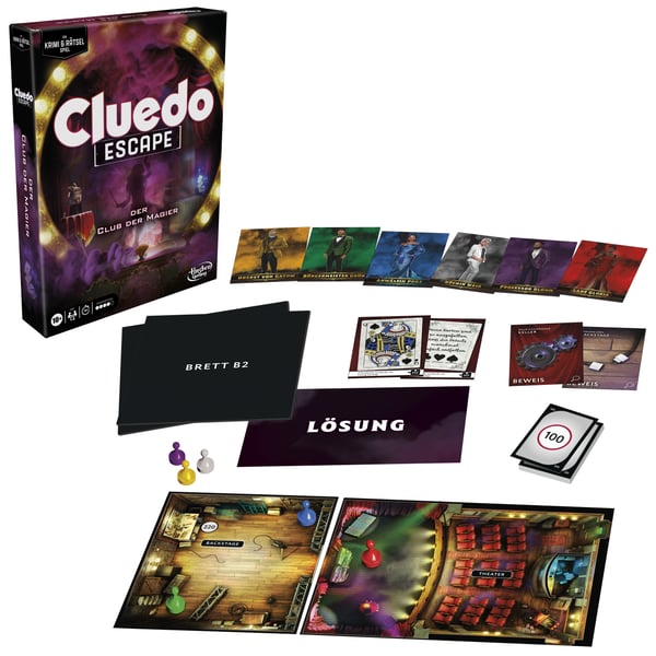 Cluedo Escape: The Illusionist's Club Brætspil