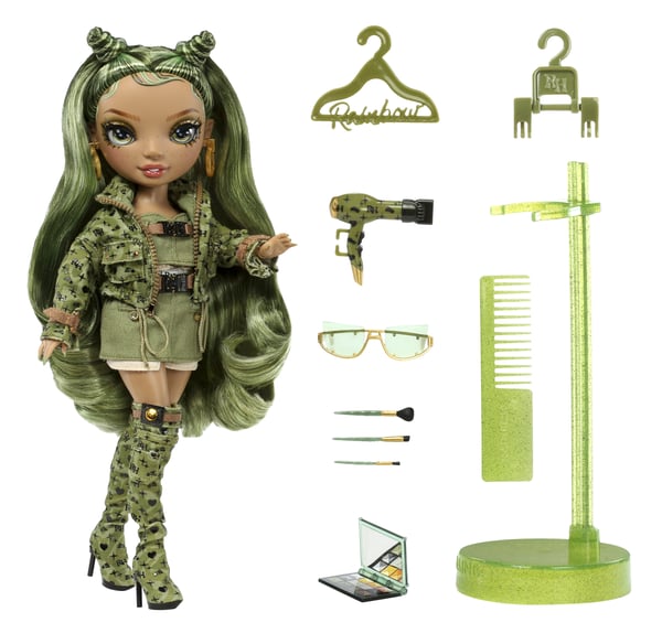 Rainbow High Green Fashion Doll- Olivia Woods