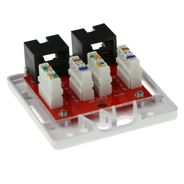 ACT FA6002 uttagboxar RJ-45 Vit