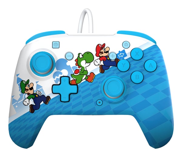 PDP Rematch: Mario Escape Flerfarvet USB Gamepad Analog/digital Nintendo Switch, Nintendo Switch Lite, Nintendo Switch OLED