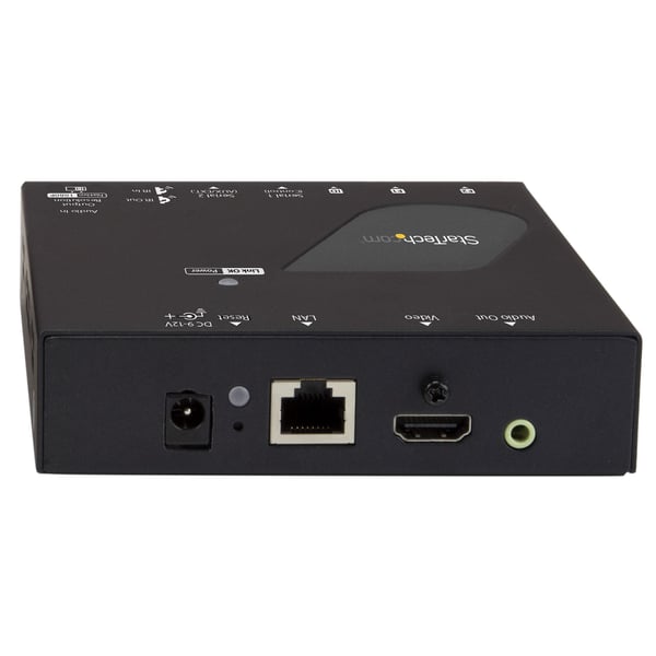 StarTech.com ST12MHDLAN4R AV-signaalin jatkaja AV-vastaanotin Musta