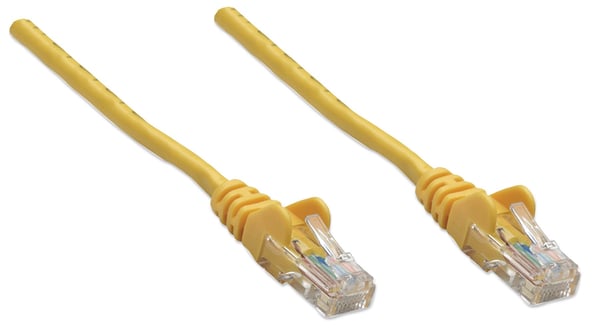 Intellinet Cat5e UTP, 2m verkkokaapeli Keltainen U/UTP (UTP)