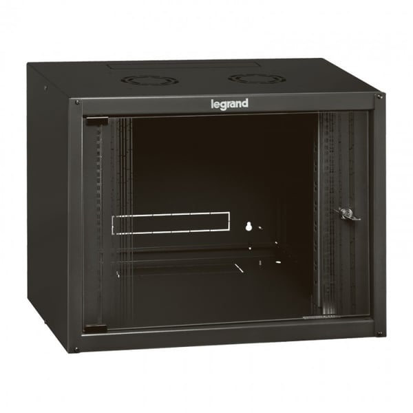 Legrand Linkeo fix 19" 6U Fritstående reol Sort
