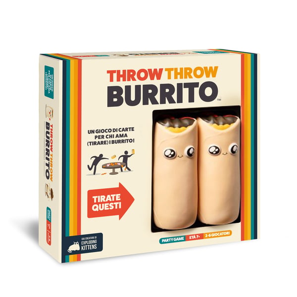 Asmodee Throw Throw Burrito Partyspel med kort