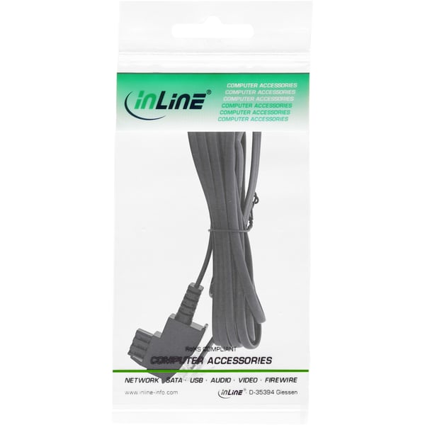 InLine 18602 telefonkabel 2 m Sort