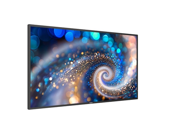 Philips 43BDL2050A/00 infonäyttö Digitaalinen litteä infotaulu 109,2 cm (43") LCD 400 cd/m² 4K Ultra HD Musta Sisäänrakennettu prosessori Android 14 16/7