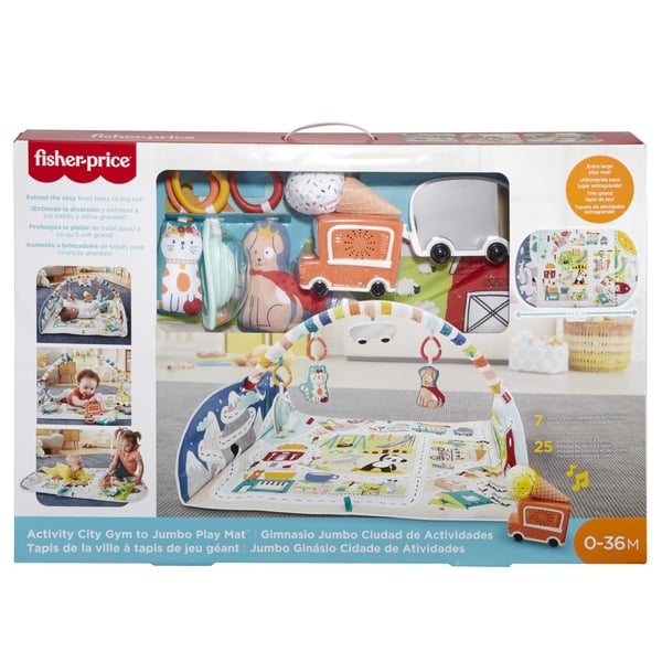 Fisher-Price Activity City Gym to Jumbo Play Mat