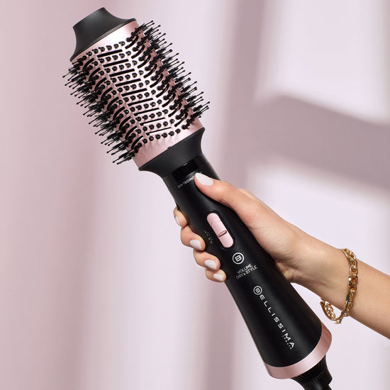 Bellissima Volume Dry & Style Kuumailmaharja Airflow Musta, Vaaleanpunainen 1000 W 1,8 m