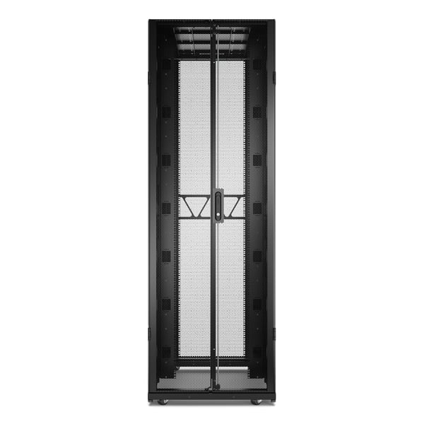 APC AR3357B2 stativ 48U Fritstående reol Sort