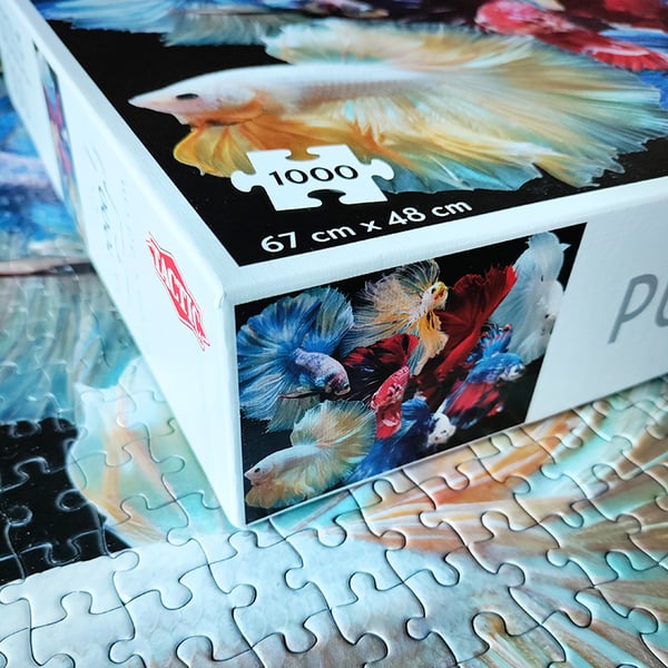 Tactic 56627 puslespil 1000 stk Dyr