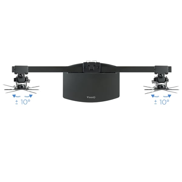 TooQ DB1727TN-B skærmbeslag og -stativer 68,6 cm (27") Skrivebord Sort