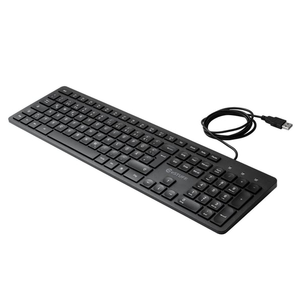 eSTUFF G220 Kablet USB-tastatur Tysk